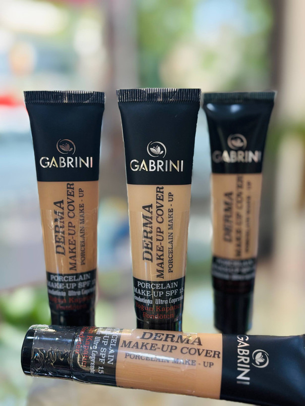 کرم پودر درما گابرینی، پوشش بالا و ماندگار۴۰میل|Gabrini Derma Foundation 40ml