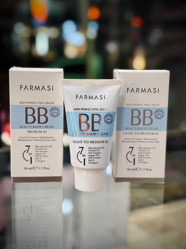 بیبی کرم فارماسیspf15 پوشش طبیعی ۵۰میل| Farmasi BB Cream 50ml spf15