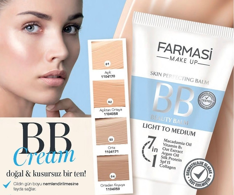 بیبی کرم فارماسیspf15 پوشش طبیعی ۵۰میل| Farmasi BB Cream 50ml spf15